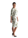Kendra - Olive Tye Dye Mid Calf Dress - TN-109