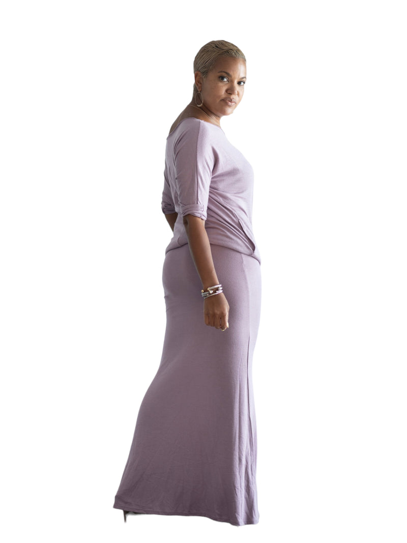 Lisa -Zen Dress w/pockets - Lavender - TN-51