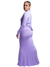 April - Lavender Bloom Comfort Wrap Top - TN-154