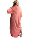November - Comfort Caftan - Coral Blossom- TN-146