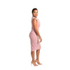Tara - Blush Pink Signature V-Neck Dress - TN-9