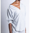 LINDSEY - Cut Neck Top - Perfect Storm