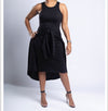 NINA -Tank  Dress - Black Noir