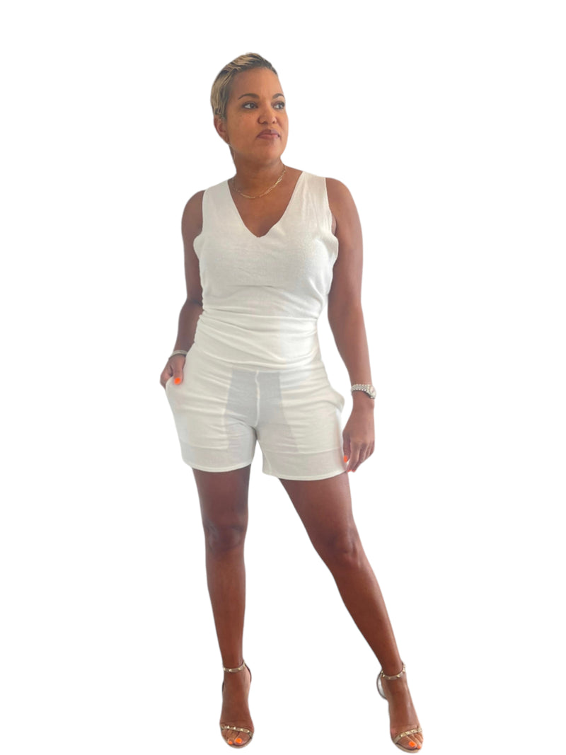CHARLOTTE - Zen Shorts - White