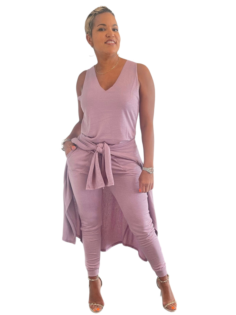JESSICA - Zen Drawstring Pants - Lavender