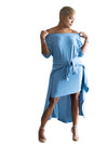 Lisa -Zen Dress w/pockets - Denim Blue - TN-51