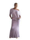 Blair- Lavender Long Fitted Skirt - TN-153