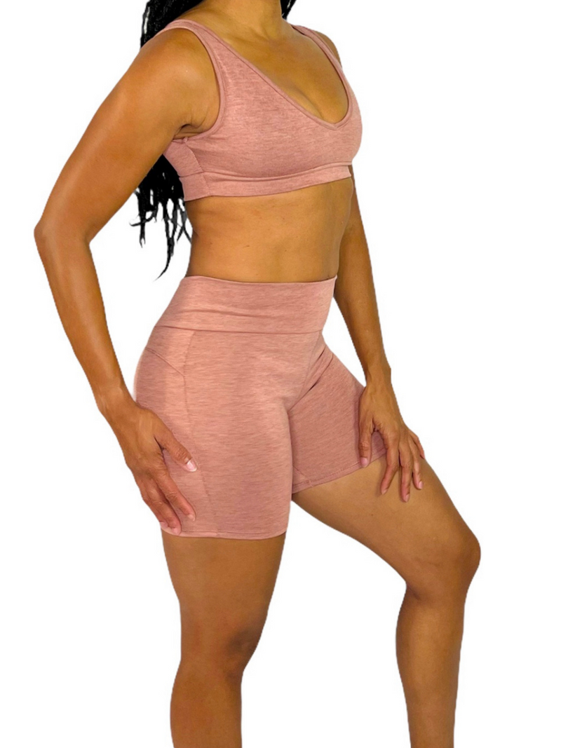 Blush sports bra shop