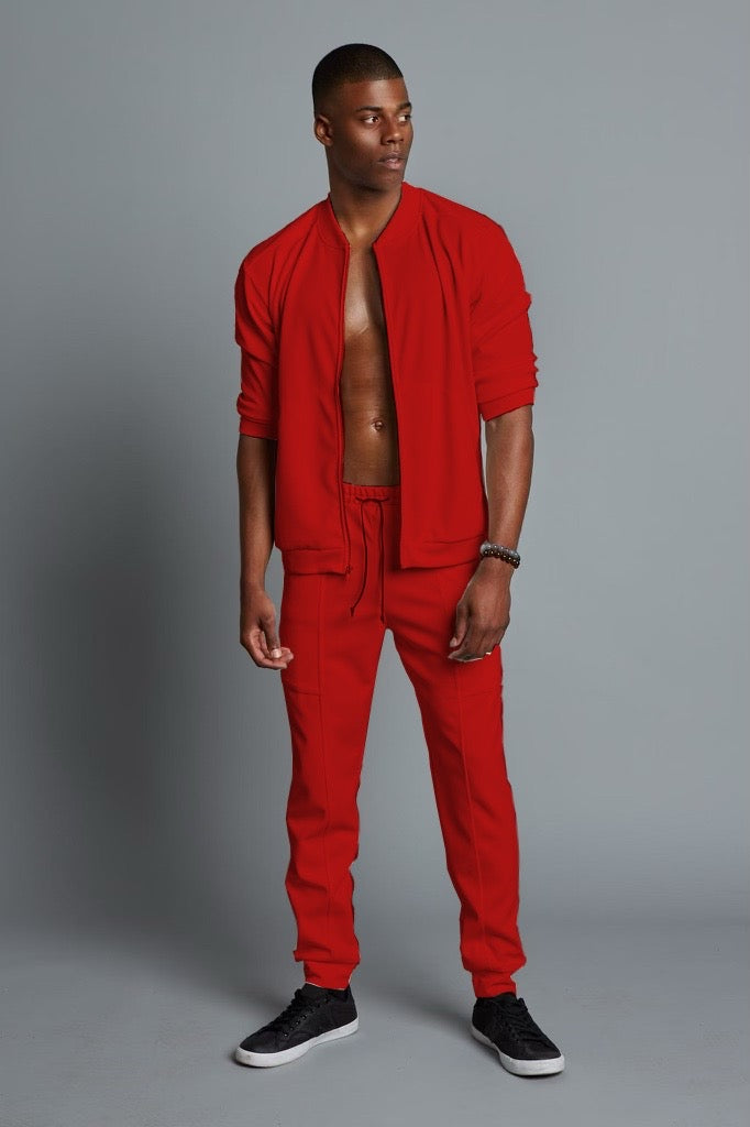 DEAN - Men's Red Classic Jogger - TN-102